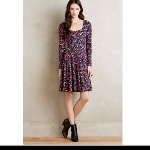 Anthropologie Hd In Paris Floral Swing Dress